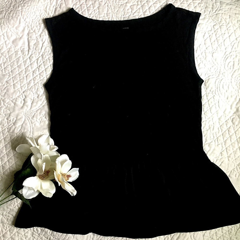 Loft Ann Taylor Black Shirt| Size S
